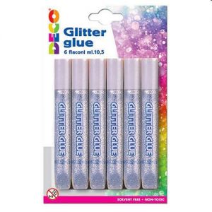 Colla Glitter Argen.ml.10,5 Pz.6 05884